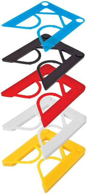 Primo Abstandmontageclip Set in Multicolor, 5 x 10 Stück für 1, 2, 3, 4, 5 mm - Bild 1