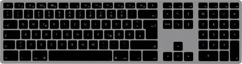 Matias FK418DCB-DE Wireless USB-C Aluminium Tastatur für Mac, Deutsch QWERTZ, Space Grau - Bild 1