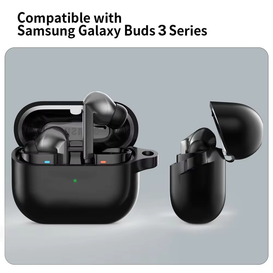 Bolomboy Silikon Schutzhülle für Samsung Galaxy Buds 3 und Buds 3 Pro in Lila - Bild 4