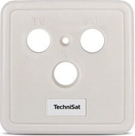 TechniSat Abdeckung für Antennensteckdose RV 600 / 700-E Serie in Weiß - Bild 1