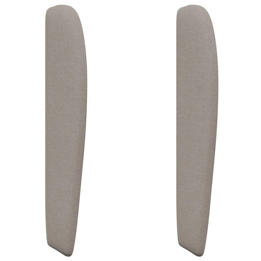 vidaXL Kopfteil Ohr Beige Stoff B/H/T: 80 x 23 x 6 cm - Bild 2
