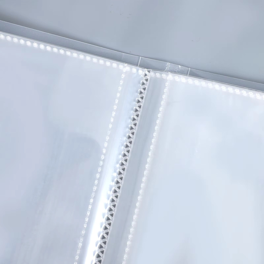 Transparentes Aufkleber-Aufbewahrungsbuch für DIY-Collagen und Tagebücher mit Softcover - Bild 2