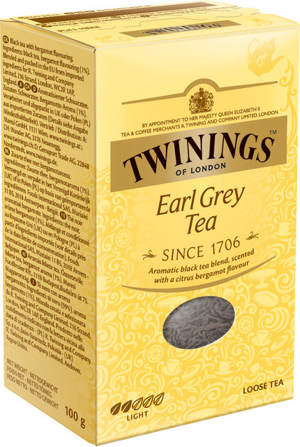 Twinings Earl Grey, Schwarztee, lose, Bergamotte-Aroma, 100 g - Bild 1