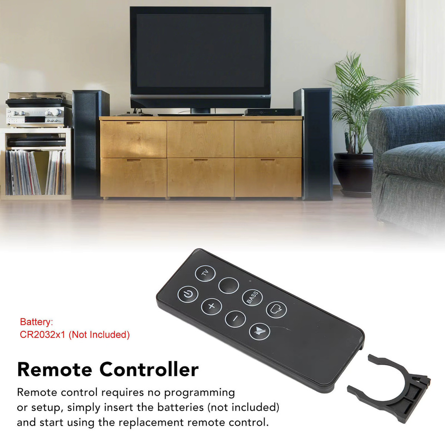 Arealer Universal-Ersatzfernbedienung für Soundbars in Schwarz, kompatibel mit den Modellen 418775, 410376, 431974 und 845194 - Bild 4