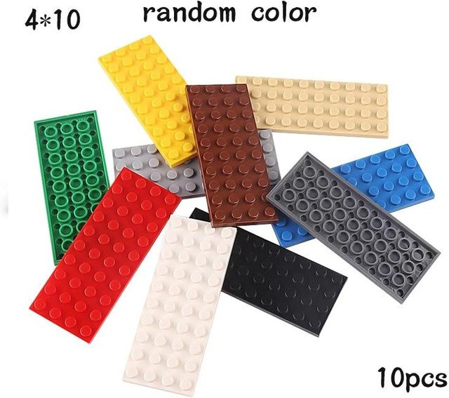 MOC 3030 Platte 4x10 Bausteine, 10-teiliges Set, ab 6 Jahren - Bild 1
