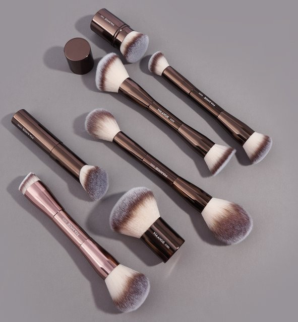 MAANGE Make-up-Pinsel-Set, Dual-Ended Foundation und Rouge Pinsel - Bild 1