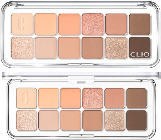 Clio Pro Eye Palette Air 01 Coral Studio, Puder, beige, Matt - Bild 1