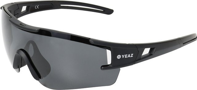 YEAZ Sport-Sonnenbrille, Vollrand, Wrap, Black/Grey, Damen, Kunststoff - Bild 1
