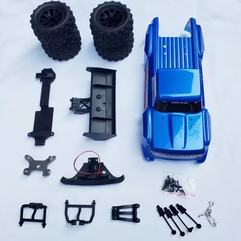 Wltosy RC Auto Fat Body Truck Body, Zubehör, mit Heckflügel und Reifen Set - Bild 2