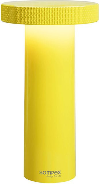 Sompex Volume LED-Akkuleuchte in Gelb, dimmbare Tischleuchte mit Touch-Funktion und IP44 Schutz - Bild 1