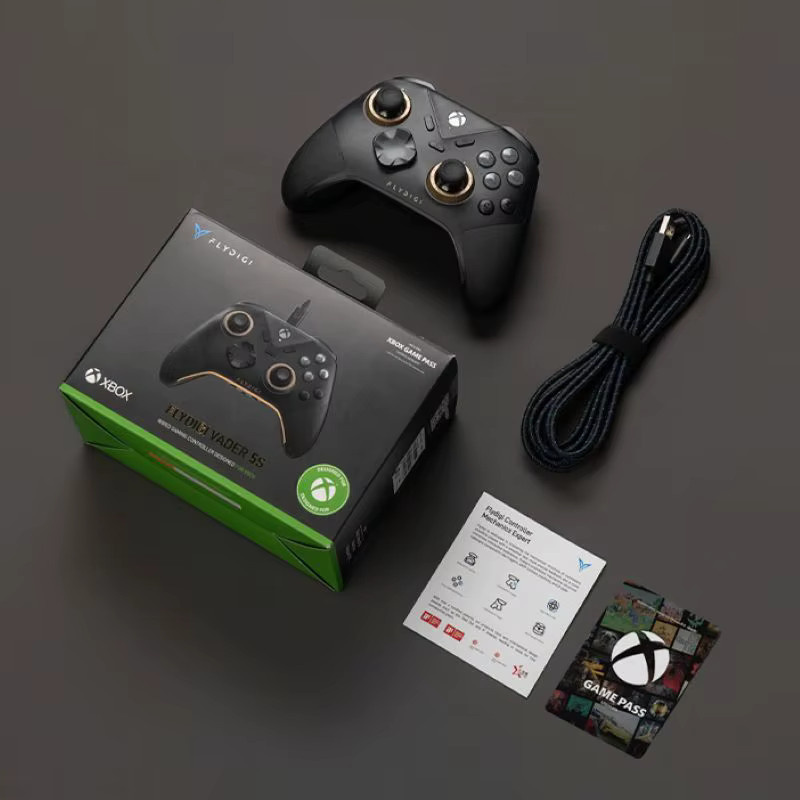 Flydigi Vader 5S Kabelgebundener Xbox-Controller mit Hall-Effekt-Joystick und RGB-Beleuchtung in Schwarz/Multicolor für Xbox Series X|S, One und PC - Bild 3