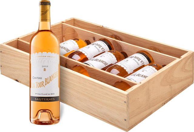 Château La Tour Blanche Sauternes AOC süß 2010 Dessertwein 6 x 0,75 l - Bild 1