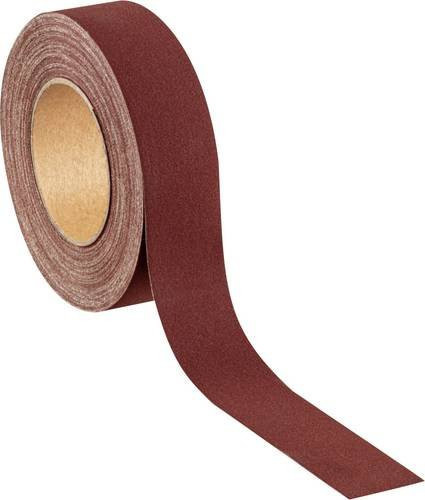 Rhodius SPBR 300547 Schleifband Körnung 320 für Metall und Holz, Farbe Braun, B: 40 mm, L: 25 m - Bild 1