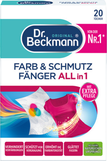 Dr. Oetker Farb & Schmutzfänger All in 1 mit Extra Pflege, Multicolor, 48 g - Bild 1