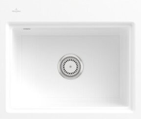Villeroy & Boch Subway Style 60 S Flat Einbauspüle aus Keramik in Weiß Alpin - Bild 1