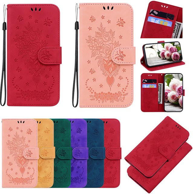 Magnetische Flip-Leder-Schutzhülle für Motorola Moto G54 G84 G14 G15 G35 G34 5G G04 G24 G85 G23 G53 G04S E14 G05 E15 G32 in Braun - Bild 1