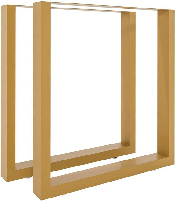 TPFLiving Tischbeine Venix Gold Höhe: 70 cm, 2 Stück - Bild 1