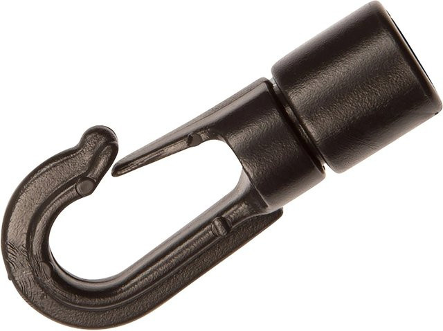Conacord Patenthaken aus Kunststoff in Schwarz, Länge: 45 mm - Bild 1