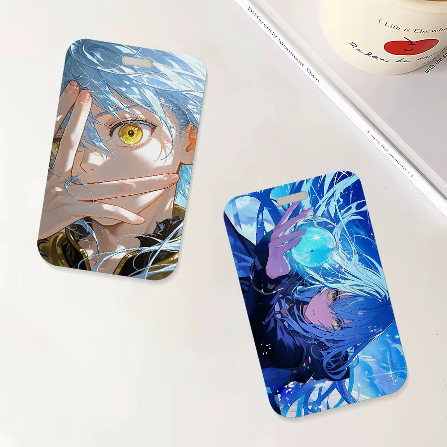 Anime Rimuru Tempest Ausweishalter mit Umhängeband für Schule und Büro in Multicolour - Bild 4