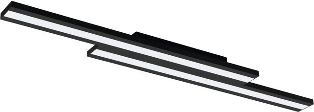 Eglo LED-Deckenleuchte Saliteras-Z 2-flammig in Weiß und Schwarz mit Dimmfunktion und Fernbedienung - Bild 1
