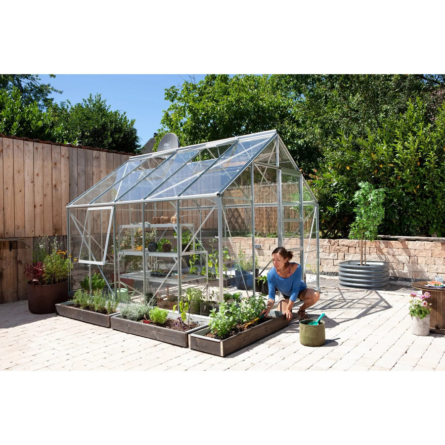 Vitavia Gewächshaus Meridian 1 8300 aus Aluminium mit 3 mm ESG-Glas, 8,3 m² - Bild 4