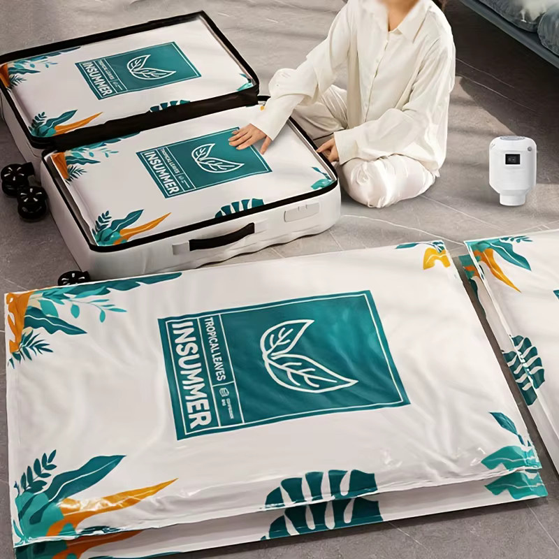 DUTRIEUX Vakuum-Aufbewahrungsbeutel aus Kunststoff für Reisen und Heimgebrauch zur Komprimierung von Kleidung und Bettwäsche, 1 Stück - Bild 2