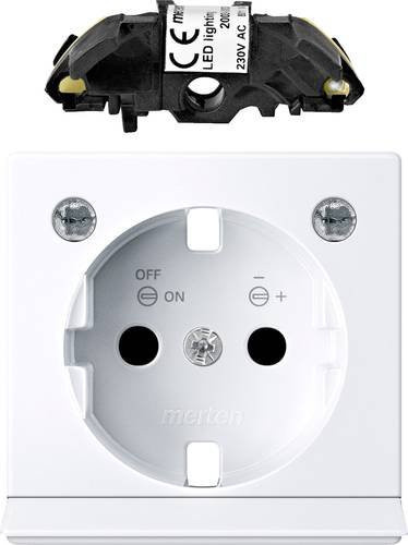 Merten LED-Orientierungslicht System M in Weiß mit warmweißem Licht - Bild 1