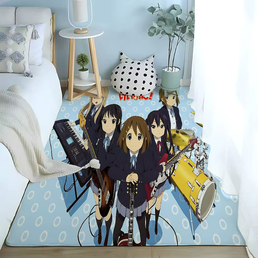 K-on Anime Fußmatte von 52TOYS, rutschfest und mehrfarbig, B/T: 60 x 40 cm - Bild 2