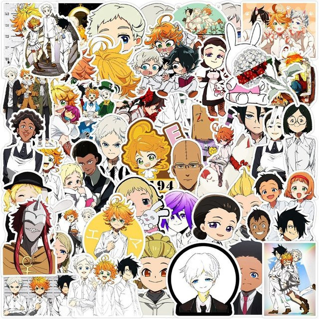 Bandai The Promised Neverland Anime-Aufkleber, Zubehör - Bild 1