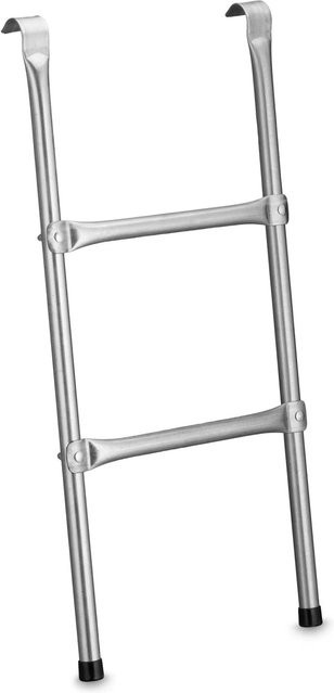 Relaxdays Trampolinleiter Stahl Silber - Bild 1