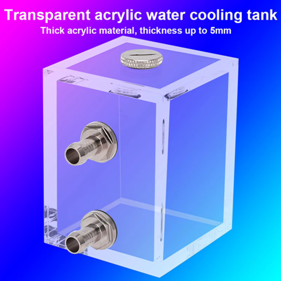 Transparenter Acryl-Wasserkühlbehälter mit 200ml Volumen für PC-Flüssigkühlsysteme - Bild 2