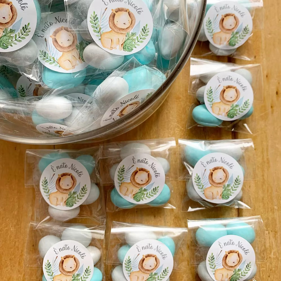 48 Stück Tier Handwerk Anhänger aus Papier für Kinder als Dschungel und Wald Party Dekoration und DIY Geschenke Verpackung in Mehrfarbig - Bild 2