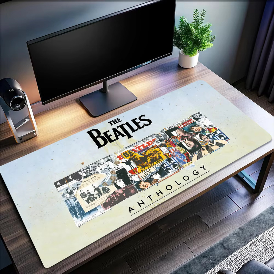 B-Beatles Rock Lockedge Mauspad in Multicolour, rutschfest und verdickt für Gaming und Büro - Bild 3
