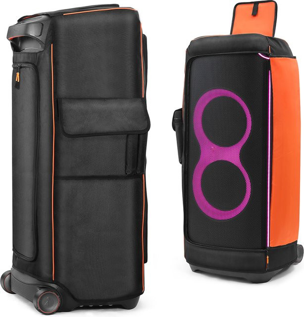 Wasserdichte Staubschutzhülle aus Nylon mit seitlicher Aufbewahrungstasche für JBL Partybox Ultimate in Schwarz - Bild 1