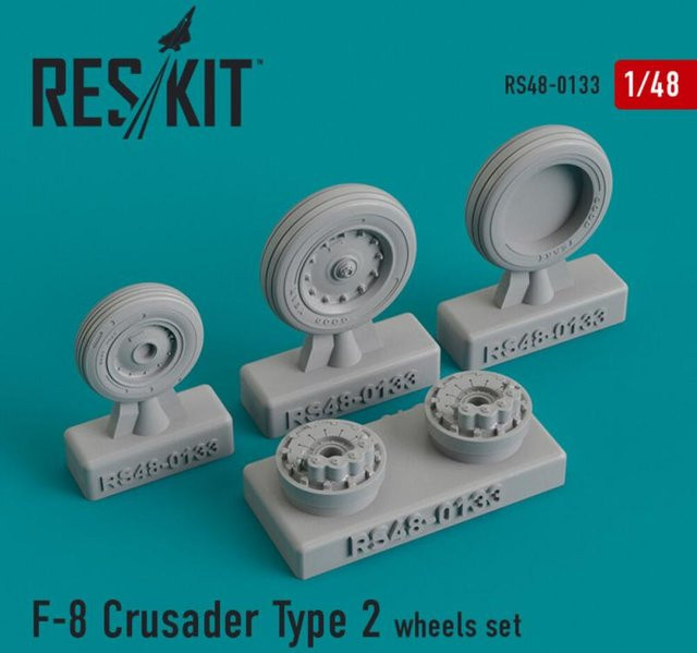 ResKit Models F-8 Crusader type 2 (weighted) - Wheels set - Bild 1