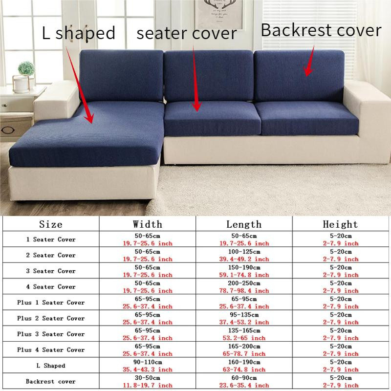 Wasserdichter und rutschfester Sofabezug von Supermarket GO aus Polyester mit Jacquard-Muster für Ecksofas und L-förmige Couches - Bild 2