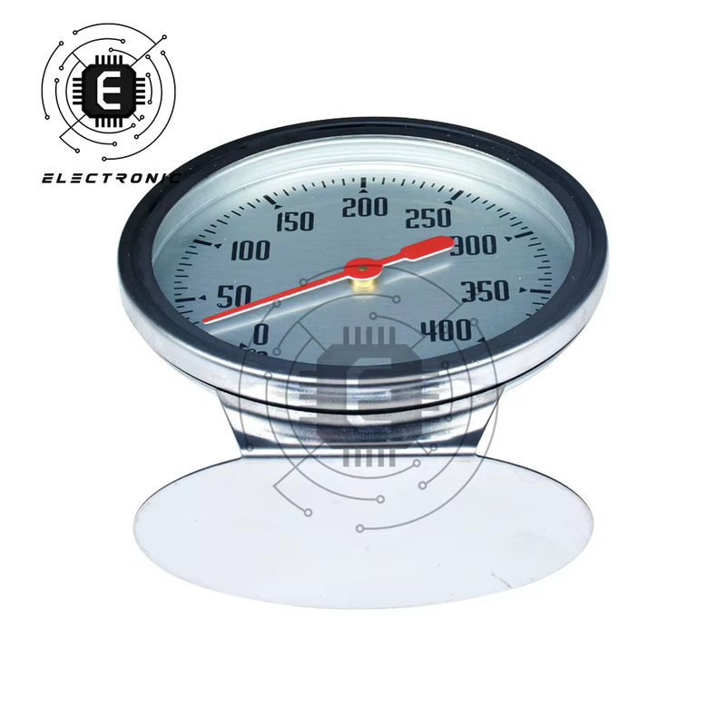 Aideepen Edelstahl BBQ Thermometer für Grill und Smoker mit Temperaturanzeige in Celsius, Silber - Bild 2