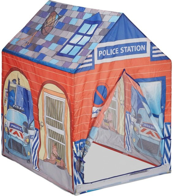 Relaxdays Spielzelt Polizei Polyester - Bild 1