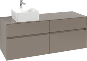 Villeroy & Boch Waschtischunterschrank Collaro in White Oak, B/H/T: 140 x 54,8 x 50 cm, WT links - Bild 1