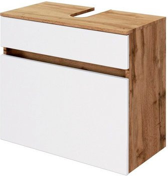 HELD MÖBEL Waschbeckenunterschrank Lucca in Weiss, B/H/T: 60 x 55 x 35 cm - Bild 1