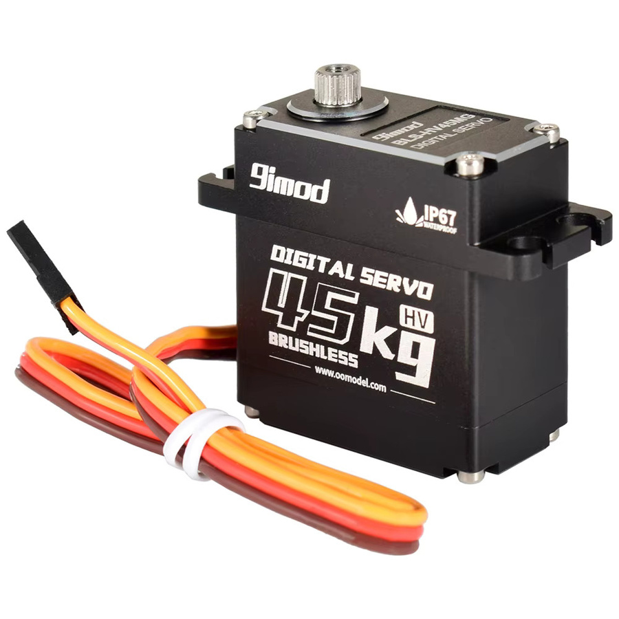 9imod BLS-HV45MG Servo, wasserdicht, aluminium gehäuse, digital, metall getriebe - Bild 4