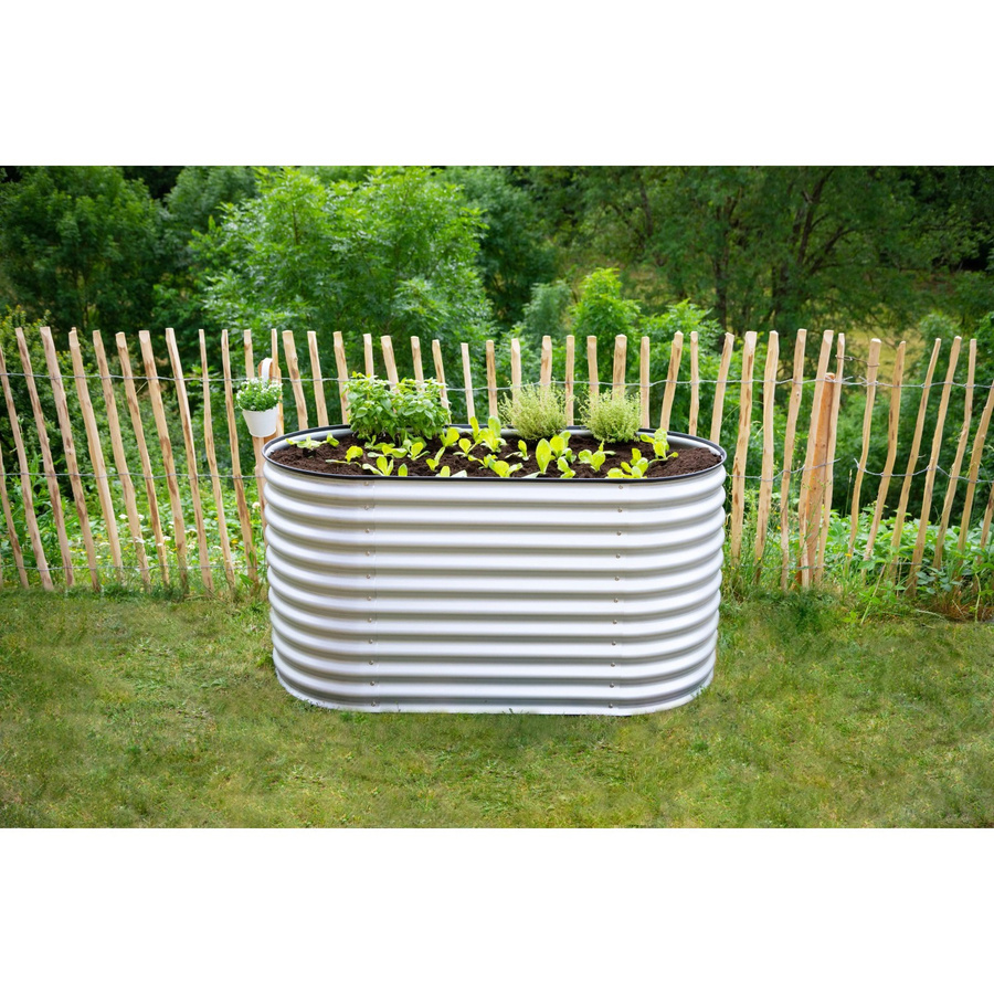 Westmann Hochbeet Grow Faster aus Stahl in Silber, B/T/H: 160 x 80 x 82 cm - Bild 2