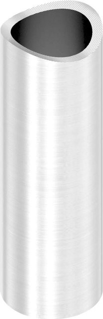 FeNau Distanzhülse aus Edelstahl V2A in Silber für Rohr Ø 42,4 mm, Länge: 60 mm - Bild 1