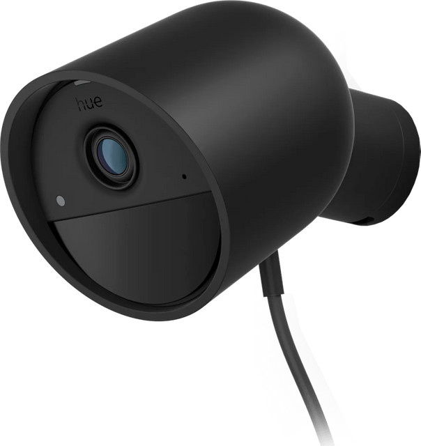 Philips Hue Secure kabelgebundene Überwachungskamera in Schwarz - Bild 1