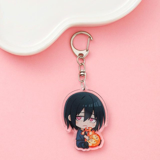 CHIC STUDIO Schlüsselanhänger Anime Figuren, pink, 5cm, Unisex - Bild 1