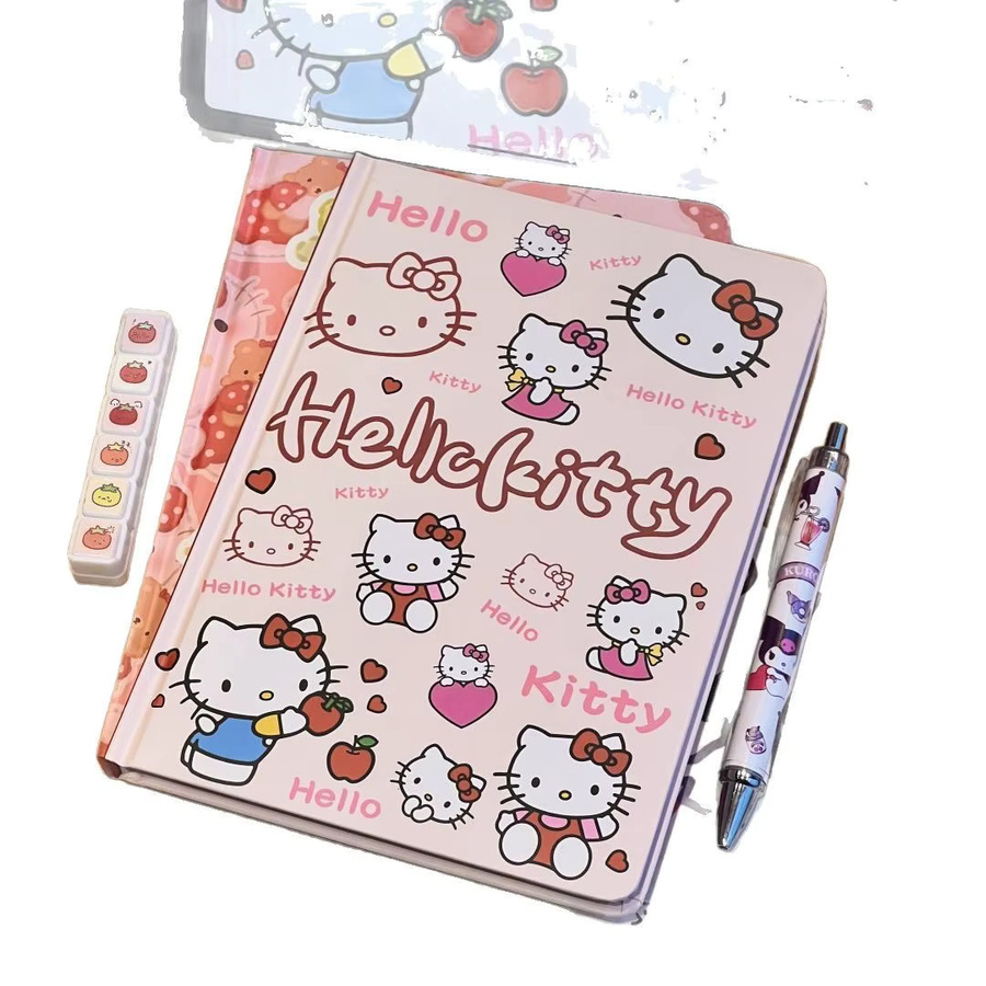 Sanrio Hello Kitty A5 Notizbuch mit Hardcover in Pink für Studenten und Erwachsene - Bild 2