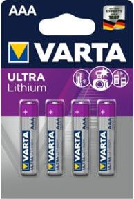 Varta Ultra Lithium AAA Micro Batterien, 1,5 V, 1100 mAh, 4 Stück - Bild 2
