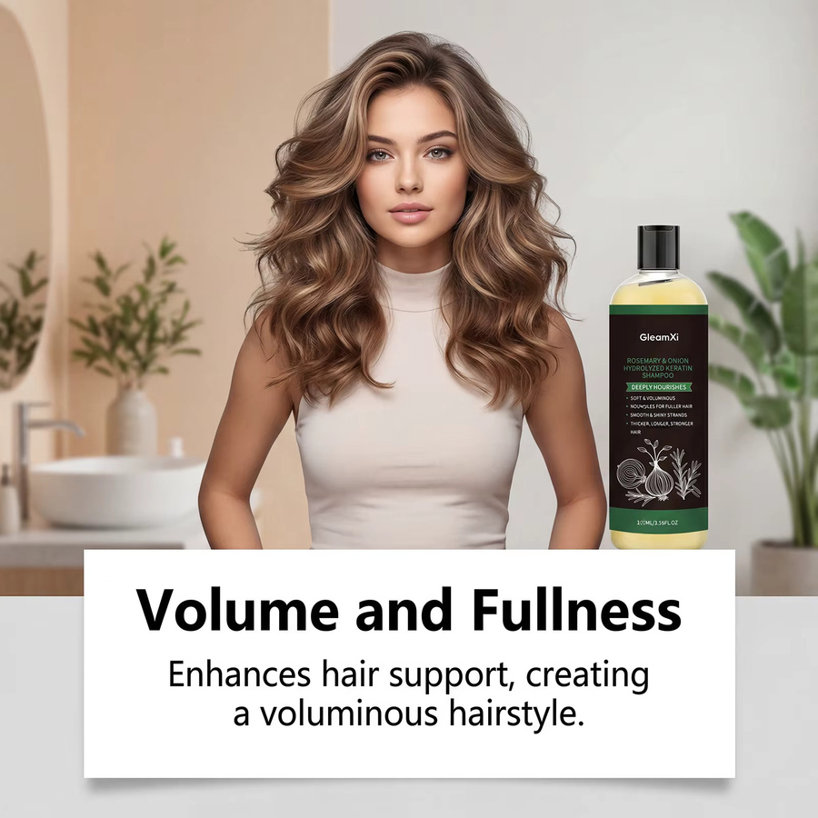 Gleamxi Rosmarin-Zwiebel-Shampoo, Unisex, gegen Schuppen - Bild 4