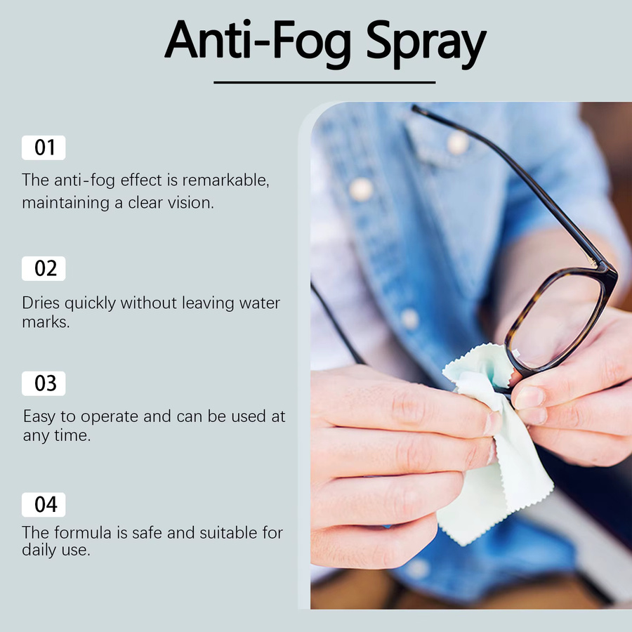 Jue-Fish Anti-Beschlag-Spray für Brillen in Weiß, 20 ml - Bild 4