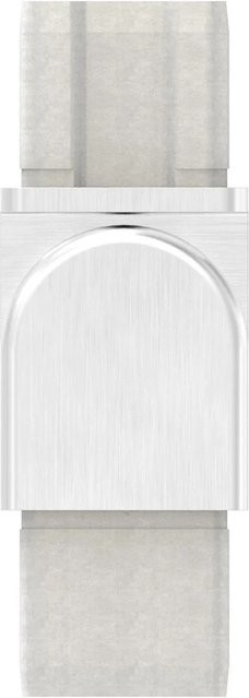 FeNau Verbindungsgelenk aus V4A Edelstahl in Silber für Steckrohre 40 x 40 x 3 mm - Bild 1